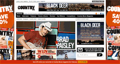 Desktop Screenshot of countrymusicmag.com