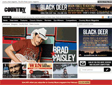 Tablet Screenshot of countrymusicmag.com